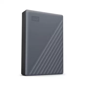 WESTERN DIGITAL Disco fisso portatile – My Passport – 4 TB – USB-C/A 3.2 Gen 1 – grigio