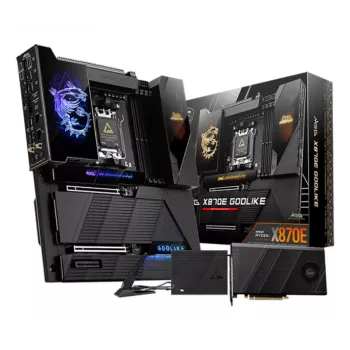Scheda madre MSI MEG X870E GODLIKE — chipset X870E, socket AM5, ATX, supporto DDR5