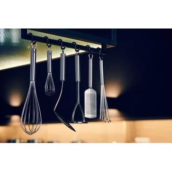 WMF PROFI PLUS Frusta flessibile, acciaio inox, acciaio inox, acciaio inox, gancio appendiabiti
