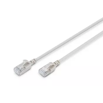 Cavo patch sottile DIGITUS - CAT6A - F-FTP - 50 cm - grigio