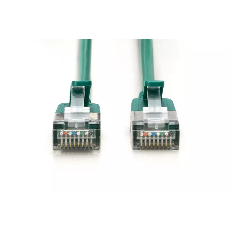 Cavo patch sottile DIGITUS - CAT6A - F-FTP - 1 m - verde