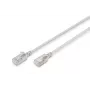 Cavo patch sottile DIGITUS - CAT6A - F-FTP - 1 m - grigio