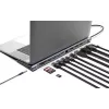 Dock/Hub Manhattan USB-C 10 porte 4K 60Hz Power Delivery