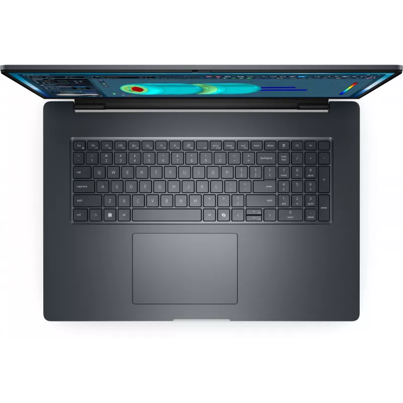 DELL Pro Max 18 Plus MB18250 Intel Core Ultra 7 265HX Workstation mobile 45,7 cm (18 inch) Quad HD+ 32 GB DDR5-SDRAM 1 TB SSD NVIDIA RTX PRO 2000 Blackwell Wi-Fi 7 (802.11be) Windows 11 Pro tedesco nero
