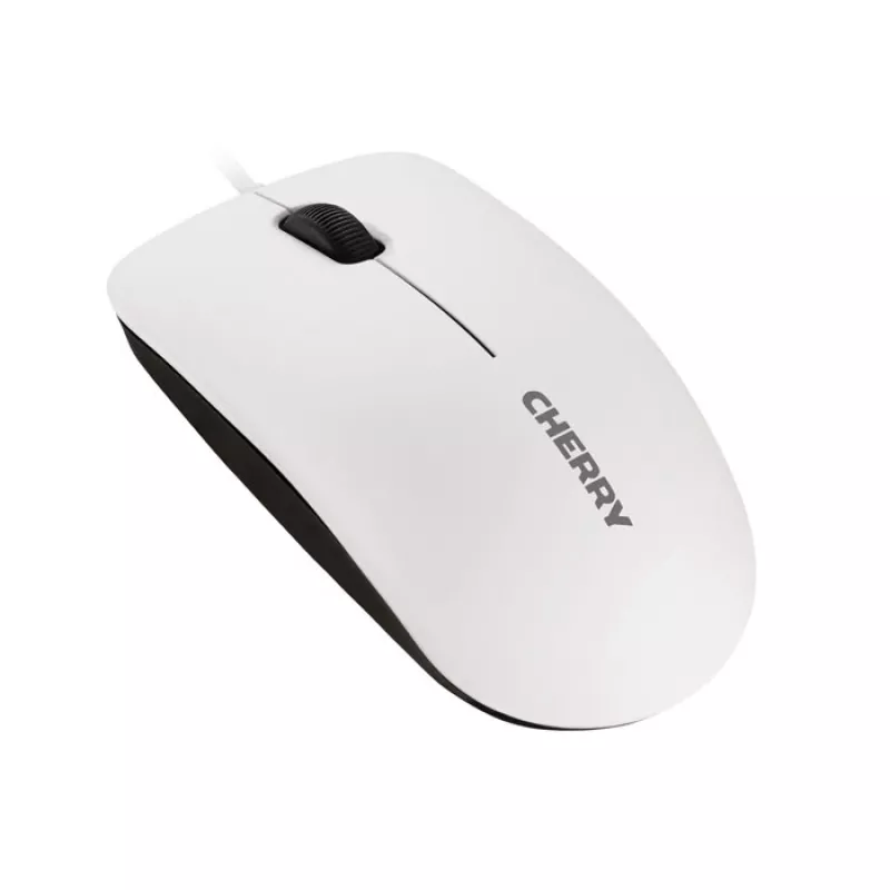 Mouse con cavo CHERRY MC 1000, grigio chiaro, USB, ambidestro, ottico, USB Type-A, 1200 DPI, grigio