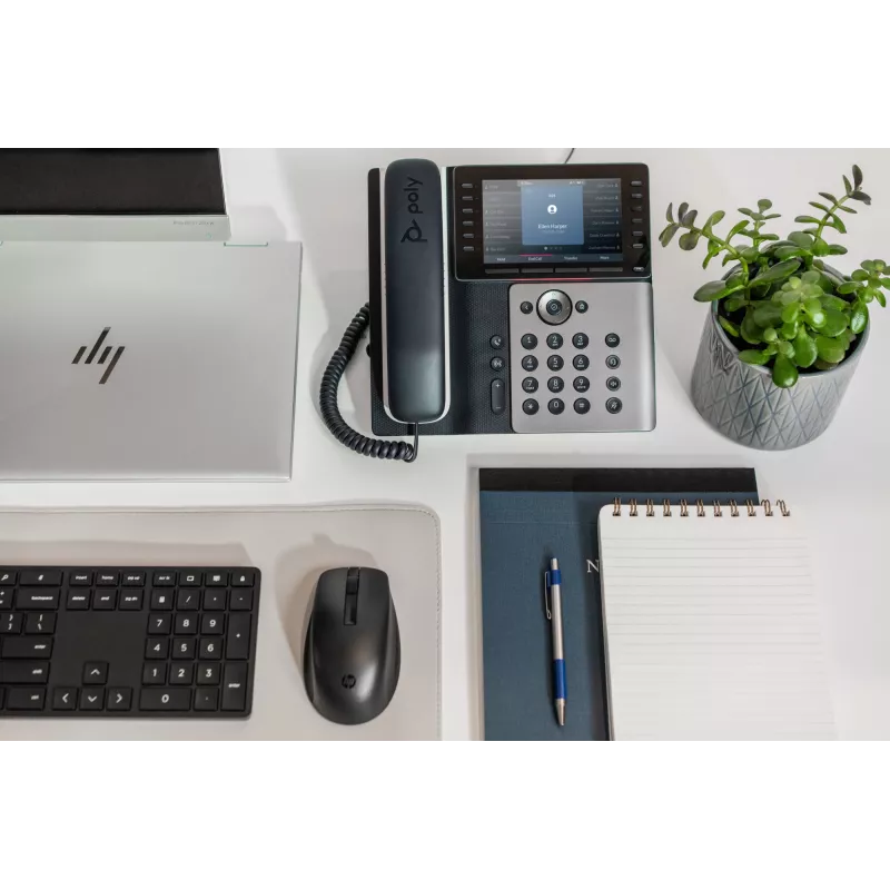 HP Poly Edge E550 Telefono IP e PoE, IPS, 800 x 480 Pixel, 5:3, WPA2-Enterprise, EAP-TLS, HTTPS, ENERGY STAR, EAC, RoHS, Federal Communications Commission (FCC), CE