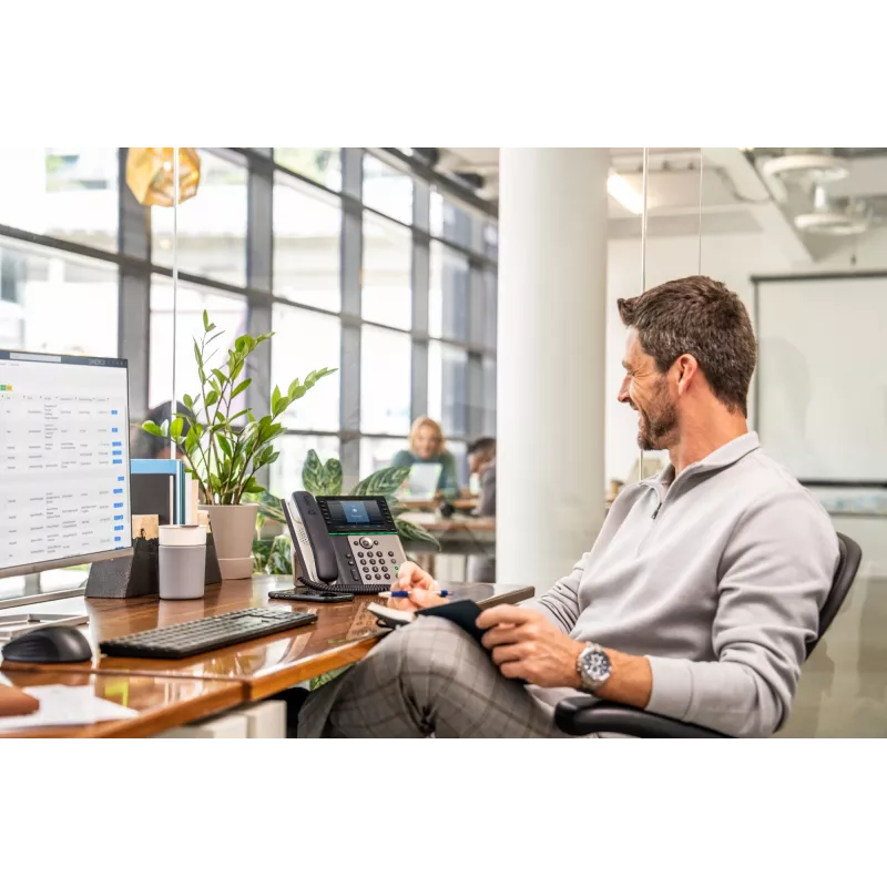 HP Poly Edge E550 Telefono IP e PoE, IPS, 800 x 480 Pixel, 5:3, WPA2-Enterprise, EAP-TLS, HTTPS, ENERGY STAR, EAC, RoHS, Federal Communications Commission (FCC), CE