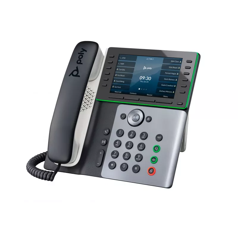 HP Poly Edge E550 Telefono IP e PoE, IPS, 800 x 480 Pixel, 5:3, WPA2-Enterprise, EAP-TLS, HTTPS, ENERGY STAR, EAC, RoHS, Federal Communications Commission (FCC), CE