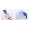 Samsung EF-PF741TJEGWW cover in silicone con anello per Galaxy Z Flip6, grigio