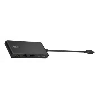 ASUS Dual 4K USB-C Dock DC201 con filo USB 3.2 Gen 2 (3.1 Gen 2) Type-C nero