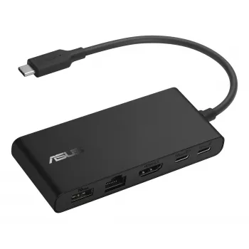 ASUS Dual 4K USB-C Dock DC201 con filo USB 3.2 Gen 2 (3.1 Gen 2) Type-C nero