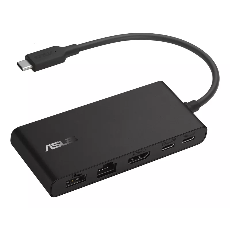 ASUS Dual 4K USB-C Dock DC201 con filo USB 3.2 Gen 2 (3.1 Gen 2) Type-C nero
