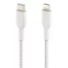 BELKIN cavo Lightning-USB-C intrecciato 1m bianco