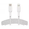 BELKIN cavo Lightning-USB-C intrecciato 1m bianco