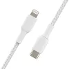 BELKIN cavo Lightning-USB-C intrecciato 1m bianco