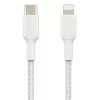 BELKIN cavo Lightning-USB-C intrecciato 1m bianco