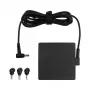 Alimentatore ASUS U90W-01 (ADP-90LE B) 90W, ingresso 100–240V, raffreddamento passivo, 75×75 mm, cavo 0,16 m, nero