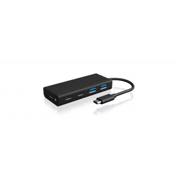 ICY BOX IB-HUB1426-CPD USB 3.2 Gen 1 (3.1 Gen 1) Type-C 5000 Mbit/s nero