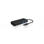 ICY BOX IB-HUB1426-CPD USB 3.2 Gen 1 (3.1 Gen 1) Type-C 5000 Mbit/s nero