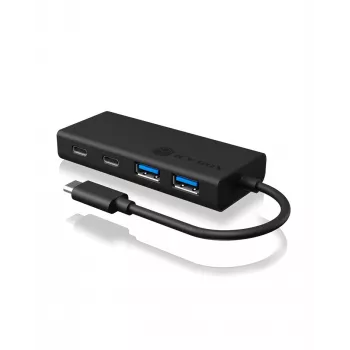 ICY BOX IB-HUB1426-CPD USB 3.2 Gen 1 (3.1 Gen 1) Type-C 5000 Mbit/s nero