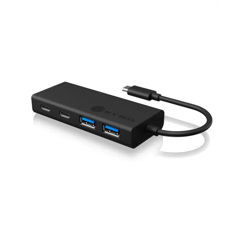 ICY BOX IB-HUB1426-CPD USB 3.2 Gen 1 (3.1 Gen 1) Type-C 5000 Mbit/s nero