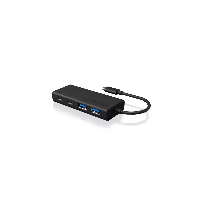 ICY BOX IB-HUB1426-CPD USB 3.2 Gen 1 (3.1 Gen 1) Type-C 5000 Mbit/s nero