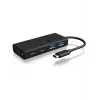 ICY BOX IB-HUB1426-CPD USB 3.2 Gen 1 (3.1 Gen 1) Type-C 5000 Mbit/s nero