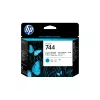 HP 744 Photo testina di stampa DesignJet nero/ciano