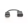 DIGITUS cavo DP - HDMI 20 cm nero DP - HDMI tipo A M/F HDMI 2.0
