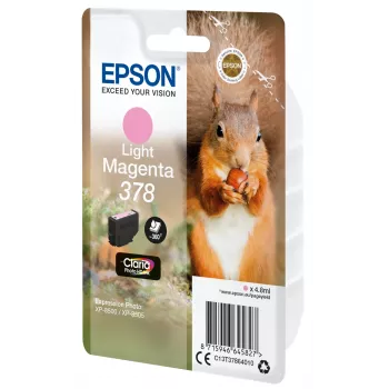 Epson Squirrel confezione singola magenta chiaro 378 inchiostro Claria Photo HD