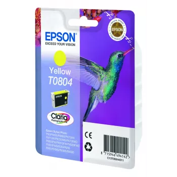 Epson Hummingbird confezione singola giallo T0804 inchiostro Claria Photo