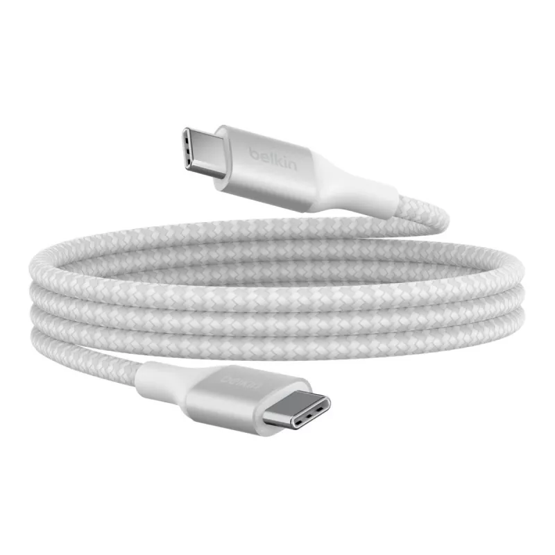 BELKIN cavo USB - BoostCharge - cavo USB-C su USB-C 240W - 1m - bianco