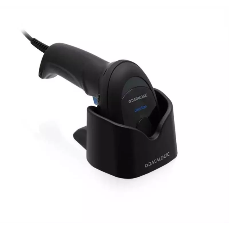 DATALOGIC Quickscan Lite 2500 kit lettore 2D con cavo a spirale USB + supporto nero