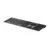 HP 725 tastiera wireless ricaricabile multi-device, formato completo (100%), wireless, RF Wireless + Bluetooth, nero