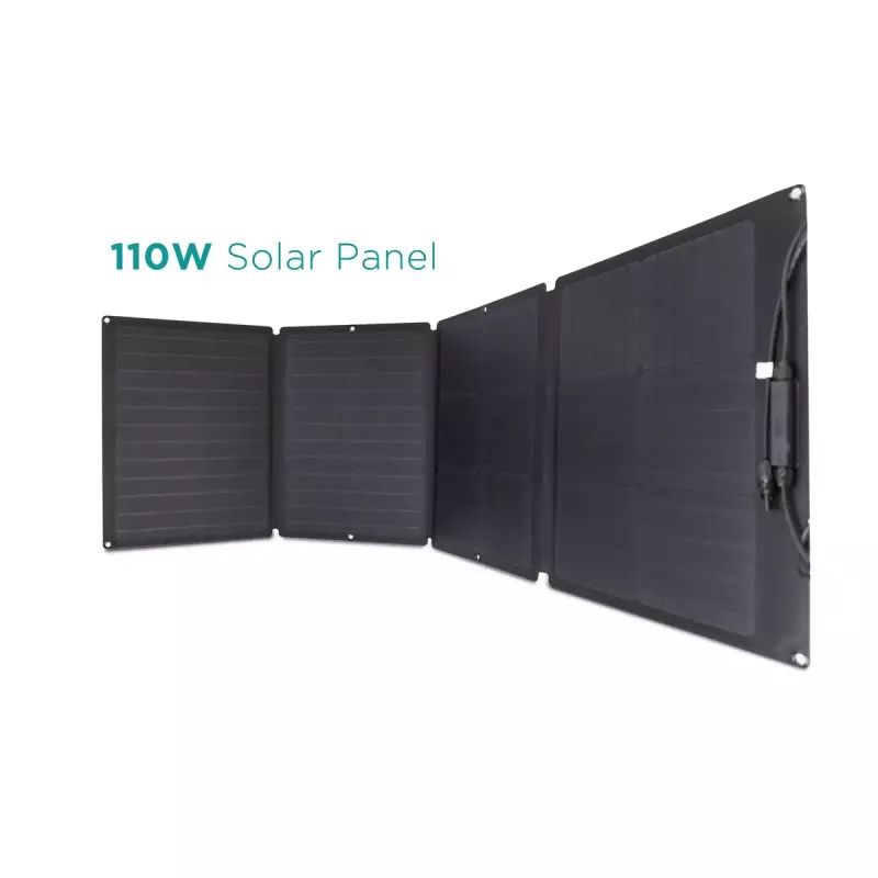 Modulo solare EcoFlow EFSOLAR110N 110 W silicio monocristallino