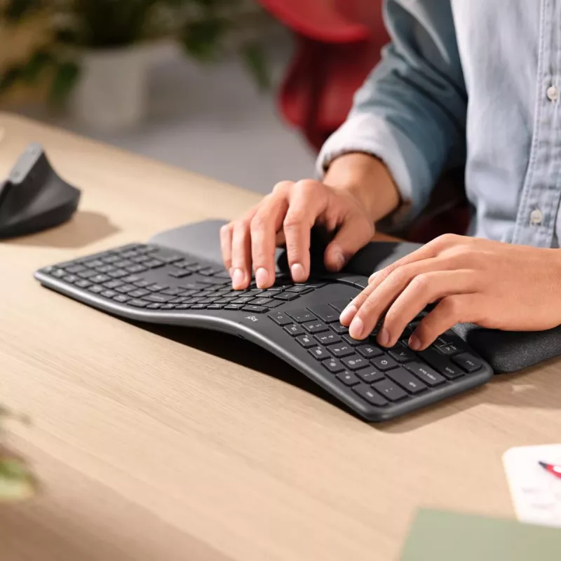 LOGITECH Ergo K860 - tastiera split wireless grafite Qwerty US/International