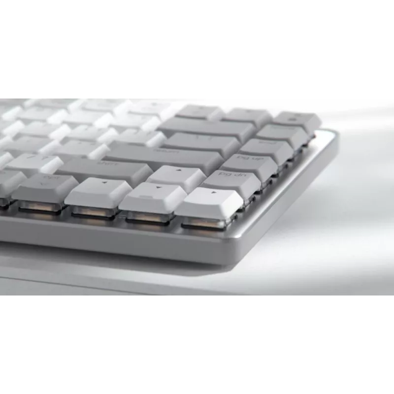 LOGITECH MX Mechanical Mini per Mac tastiera performante wireless illuminata minimalista grigio chiaro - US Inte - Qwerty
