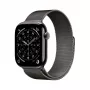 APPLE Watch Series 11 GPS + Cellular 46mm cassa in titanio ardesia con Slate Milanese Loop S/M