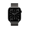 APPLE Watch Series 11 GPS + Cellular 46mm cassa in titanio ardesia con Slate Milanese Loop S/M