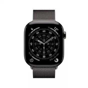 APPLE Watch Series 11 GPS + Cellular 46mm cassa in titanio ardesia con Slate Milanese Loop S/M