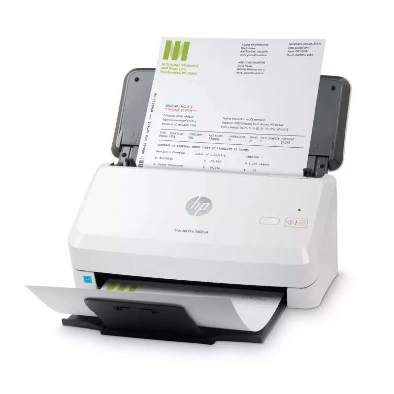 Scanner a fogli mobili HP Scanjet Pro 3000 s4 600 x 600 DPI A4 nero, bianco