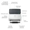 Scanner a fogli mobili HP Scanjet Pro 3000 s4 600 x 600 DPI A4 nero, bianco