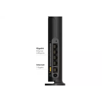 NETGEAR 4-Stream AX1800 Router WLAN Gigabit-Ethernet Dual-Band (2,4 GHz / 5 GHz) Nero