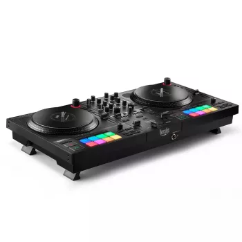 Hercules INPULSE T7 Nero Controller DJ – cuffie 3,5 mm/6,35 mm, cavo USB, 652×350×90 mm