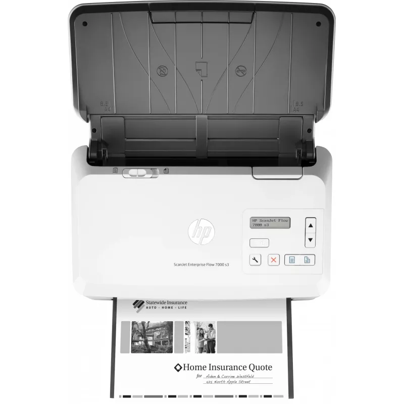 HP Scanjet Enterprise Flow 7000 s3 Scanner a foglio 600 x 600 DPI A4 Bianco