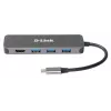 D-Link Hub USB-C 5-in-1 con HDMI/Power Delivery
