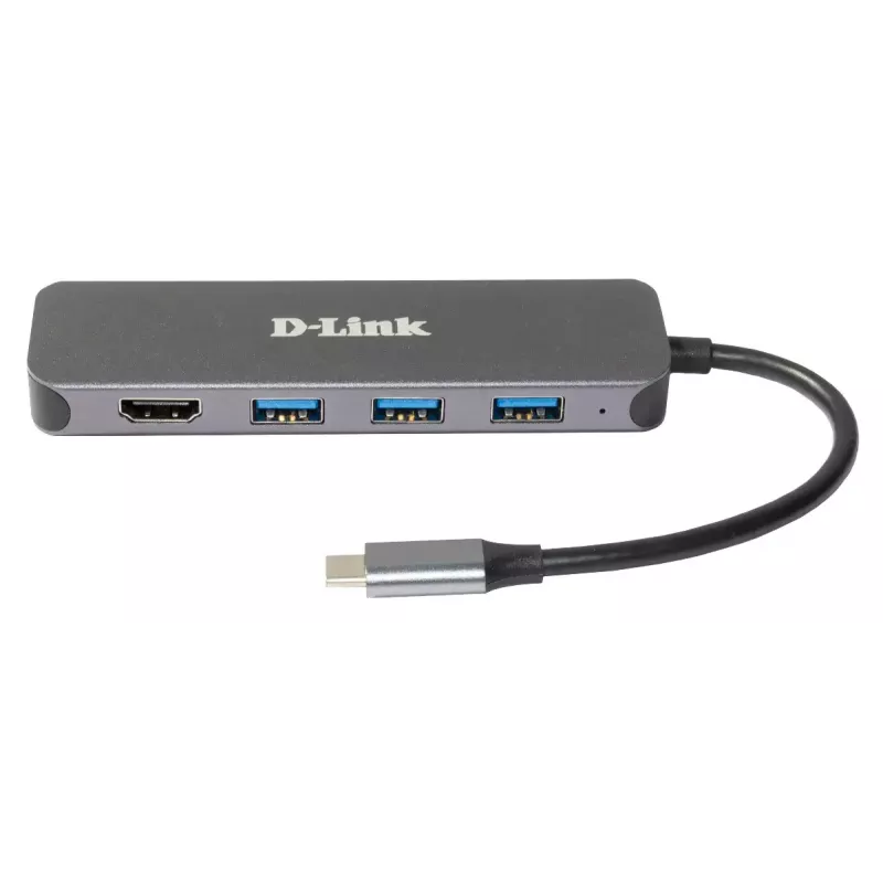 D-Link Hub USB-C 5-in-1 con HDMI/Power Delivery