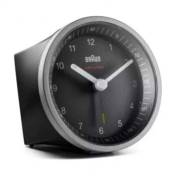 Braun BC07SB-DCF sveglia al quarzo nero, argento