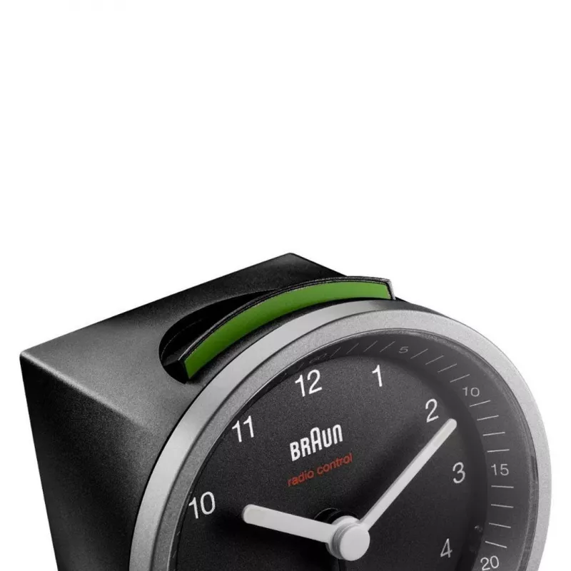 Braun BC07SB-DCF sveglia al quarzo nero, argento