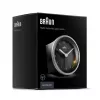 Braun BC07SB-DCF sveglia al quarzo nero, argento